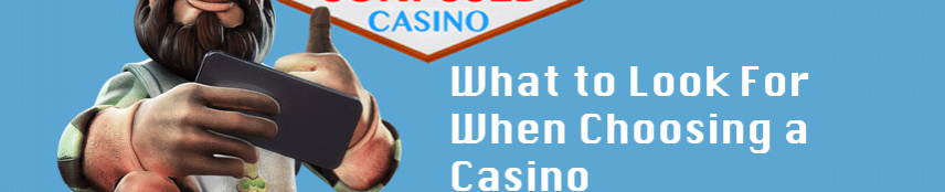 Choosing a casino